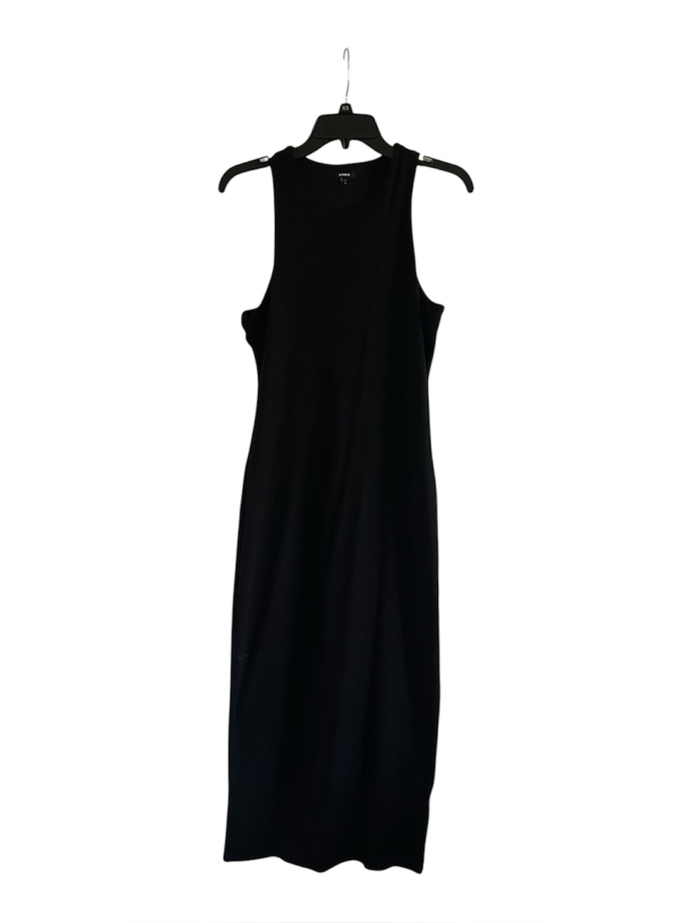Express Ribbed Black Sleeveless Size Medium Maxi Dress